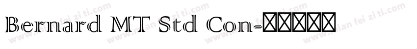 Bernard MT Std Con字体转换